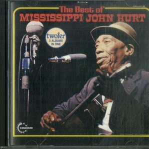 D00160738/CD/ミシシッピ・ジョン・ハート「The Best Of Mississippi John Hurt (1989年・VCD-19-20・カントリーブルース・デルタブルーの画像1