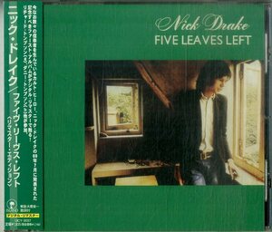 D00160520/CD/ニック・ドレイク (NICK DRAKE)「Five Leaves Left (2000年・UICY-3037・フォークロック)」