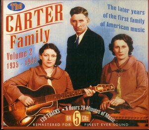 T00006845/〇CD5枚組ボックス/ザ・カーター・ファミリー「The Carter Family Volume 2 1935-1941 (2003年・JSP-7708-A-E・フォーク・カン