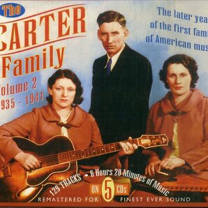T00006845/〇CD5枚組ボックス/ザ・カーター・ファミリー「The Carter Family Volume 2 1935-1941 (2003年・JSP-7708-A-E・フォーク・カンの画像1