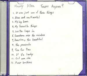 D00147885/CD/Harry Allen「Tenors Anyone ?」