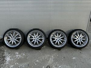 WORK シュバートsc4 フロント215/40/R18/18×8.0JJ +38 リア235/40/R18/18×9.0JJ +48 5穴PCD114.3