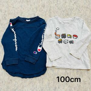 チャンピオン　グラニフ　 ロンT 長袖Tシャツ 100cm 長袖 champion graniphおすし