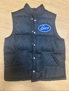 BUCO（ブコ）NYLON RACING VEST BJ22102 ナイロン レーシング ベスト 中綿入り LOGO ロゴ レイヤード The REAL McCOY'S