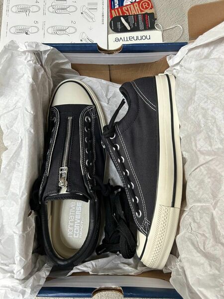 nonnative × Converse All Star OX / NN "Black 28cm 現品限り ラスト 即日発送可