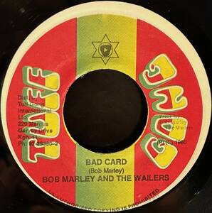 Bob Marley And The Wailers - Bad Card / 生前最後のアルバム『Uprising』に収録されたいた名曲「Bad Card」の7インチ・シングル！