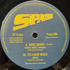 Spacer - Agent Orange / ドープなジャズ・ブレイク「Agent Orange」と、フューチャリスティックな「It's A Nano World」を収録！