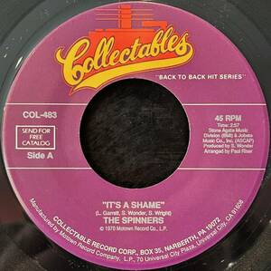 The Spinners - It's A Shame / We'll Have It Made / 多くのアーティストにカバーされた、Stevie Wonderプロデュースによる屈指の名曲！