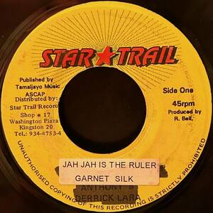 Garnet Silk - Jah Jah Is The Ruler / Drifterのリメイク・リディムに乗せ、コンシャスな熱いメッセージを紡ぎます！