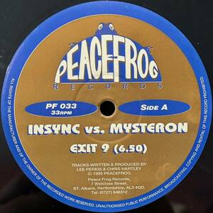 Insync vs. Mysteron - Exit 9 / UKの名門Peacefrog Recordsから1995年リリースされた人気シングル！