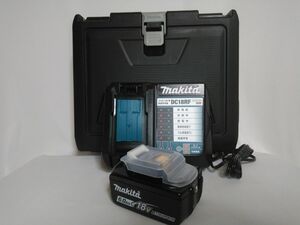 即日発送　新品未使用 Makita 国内純正品　急速充電器 DC18RF　バッテリー BL1860B　TD173D仕様ケース付