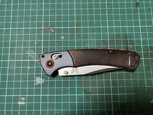 Benchmade 15080-1 Crooked ブラウン。ベンチメイド ナイフ 登山 釣り キャンプ ブッシュクラフト クマ対策 護身用 狩猟 鹿狩 猪狩 熊狩