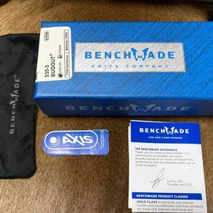 Benchmade 535 ブラックハンドル ② //ナイフ 。ベンチメイド 登山 釣り キャンプ ブッシュクラフトの画像5