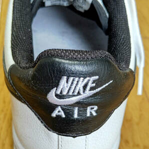 NIKE AIR FORCE 1 WHITE BLACK ナイキ エアフォース１ ホワイト ブラック 28cm 中古品の画像6