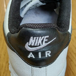 NIKE AIR FORCE 1 WHITE BLACK ナイキ エアフォース１ ホワイト ブラック 28cm 中古品の画像7