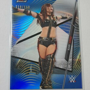 2020 Topps WWE Finest - Kairi Sane #18 - BLUE Refractor - /150の画像1