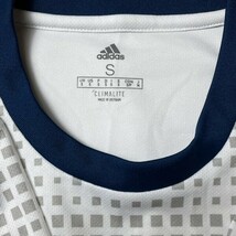 ロシアW杯! adidas アディダス サッカー ロシア代表 2018 半袖 ユニフォーム ゲームシャツ ホーム ホワイト 白 Sサイズ メンズ 古着 希少_画像5