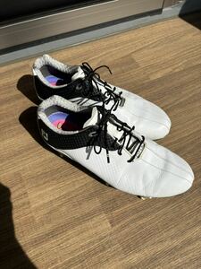 【美品】フットジョイ　FOOTJOY ゴルフシューズ　24.5cm ホワイトネイビー　格安です