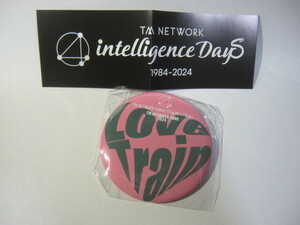 TM NETWORK（宇都宮隆　小室哲哉　木根尚登）【缶バッジ『Love Train』】（Tour intelligence Days 1984-2024 デコガチャ）未開封