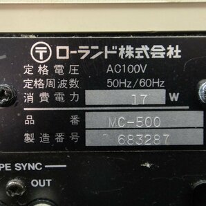 【中古】Roland ローランド MICRO COMPOSER シーケンサー 名機 MC-500 JUNK ジャンク 現状渡しの画像5
