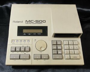 [ used ]Roland Roland MICRO COMPOSER sequencer name machine MC-500 JUNK Junk present condition delivery 