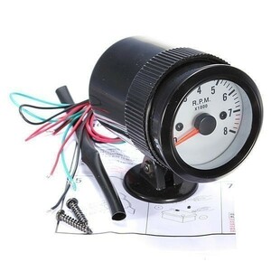  new goods! 52 millimeter meter automobile auto motor octopus gauge meter tachometer pointer 1000 RPM