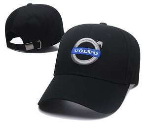 即決#ボルボ 帽子 スポーツ コットンツイル刺繍ロゴ ゴルフ 野球帽 ブラック #11