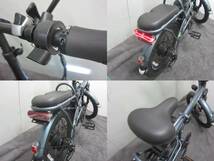 【仮組立・試乗のみ】直接お渡し可 Assuto 電動自転車 5段階アシスト 折りたたみ電動アシスト自転車 20インチ シマノ7段変速 公道走行不可 _画像8