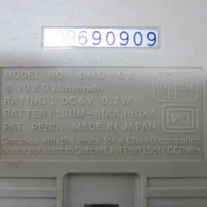 難あり【NINTENDO 初代ゲームボーイ 本体 DMG-01】任天堂 動作確認済 中古品の画像6