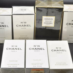 未開封 CHANEL シャネル 香水 まとめ 8点 セット COCO No.19 パルファム PARFUM ATOMISUR VOPORISATATEUR 未使用の画像1