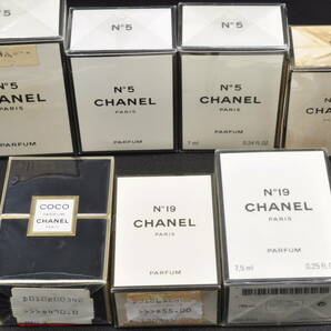 未開封 CHANEL シャネル 香水 まとめ 7点 セット COCO No.19 パルファム PARFUM ATOMISUR VOPORISATATEUR 未使用の画像1