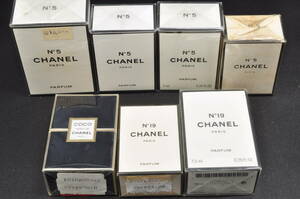  нераспечатанный CHANEL Chanel духи суммировать 7 позиций комплект COCO No.19 Pal famPARFUM ATOMISUR VOPORISATATEUR не использовался 