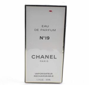 未使用 50ml Chanel シャネル No19 Eau de PARFUM オードパルファム 香水 箱付き b0306002