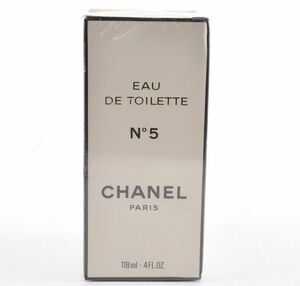 未使用 118ml Chanel シャネル No5 Eau de Toilette オードトワレ 香水 箱付き b0306015