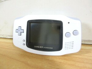 2M2-2「GAME BOY ADVANCE 本体 AGB-001 ホワイト」ニンテンドー 通電確認済み ゲームボーイ アドバンス 現状品 ゲーム機 Nintendo