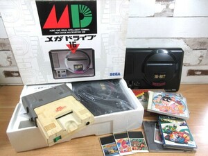 1D2-4「1円～ SEGA メガドライブ 16-BIT 本体/PCエンジン 本体 他 ソフト まとめ」ジャンク 動作未確認 現状 HuCARD 