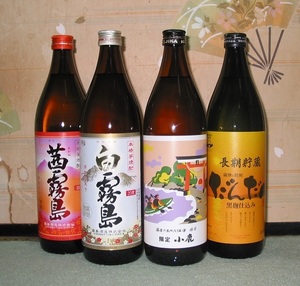 送料無料あり！本格芋焼酎（茜霧島/白霧島/小鹿/だんだん）900ml×12本セット100円スタート