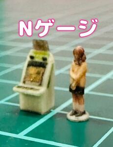 Nゲージ★ゲーム機★ゲーム筐体★フィギュアに★鉄道模型★ジオラマに★1/64より小★ミニチュアイメージ★ミニチュア