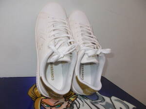 Converse/コンバース CV LT CT WHT/GLD 26.0 美品中古