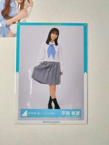 【平尾帆夏】【検品済】オーディション制服　ひき【まとめ発送可】日向坂46 生写真 グッズ