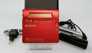 K/ SONY MD Walkman MZ-R900 дистанционный пульт RM-MC11EL Mike ECM-DS70P комплект 0424-6