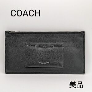 極美品 COACH コーチ スリム フォーン ウォレット ジップ カードケース