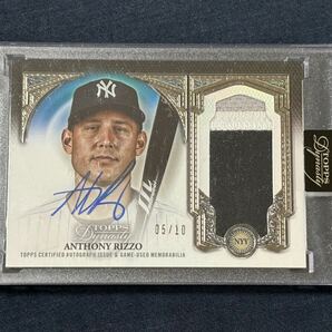 2023 Topps Dynasty Baseball Anthony Rizzo Dynasty Autographed Patch /10 直書きオートの画像1