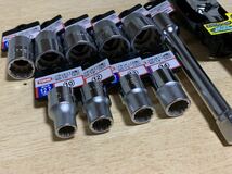 トネ (TONE) 通常ソケットレンチセット 差込角12.7mm (1/2)ラチェットハンドル！！エクステンションバー付き！大量出品！( C4156 )_画像2