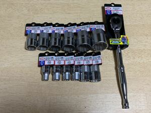  tone (TONE) general socket wrench set difference included angle 12.7mm (1/2) ratchet handle!!( M1544 )