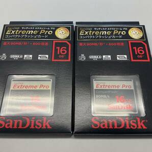 ★未開封★ SanDisk サンディスク エクストリーム プロ コンパクトフラッシュカード 16GB 最大90MB/秒・600倍速 UDMA6の画像1