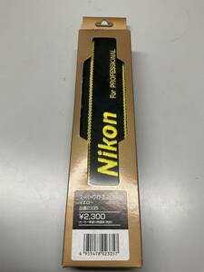 ★未開封★ Nikon ニコン　スーパーワイドⅡ ストラップ　イエロー　品番2335 メーカー希望小売価格（税別）：¥2,300