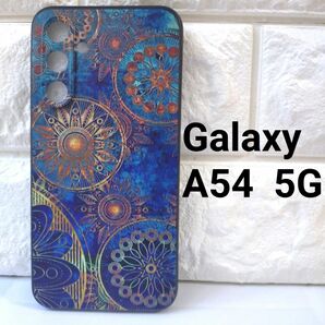 【残り１点】Galaxy A54 5G　ケース　カバー　青