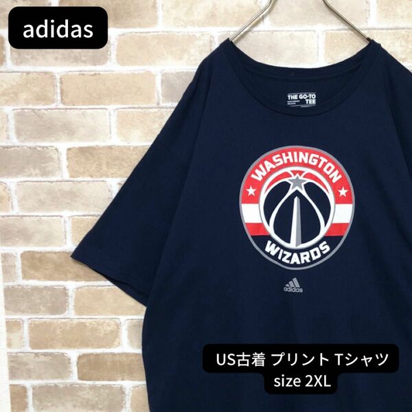 adidas NBA WIZARDS ビッグサイズ Tシャツ