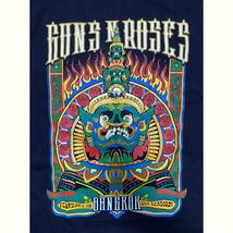 ★新品未使用★ガンズ・アンド・ローゼズ Guns N' Roses バンドTシャツ 半袖 ロックTシャツ コットン プリント ブラック 黒 Lサイズ 2355_画像4